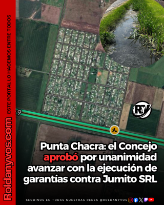 Punta Chacra: el Concejo aprobó por unanimidad avanzar con la ejecución de garantías contra Jumito SRL
