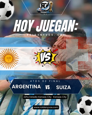 Argentina va por las semifinales: esta noche enfrenta a Suiza por el Mundial 2026