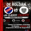 Clásico en Roldán con polémica: limitan entradas para visitantes y crece el malestar
