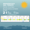 Hermoso martes de otoño en Roldán: sol durante toda la jornada y máxima de 21 grados