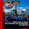 Argentina vs España: Roldán invita a ver la final del Mundial 2026 en el Paseo de la Estación