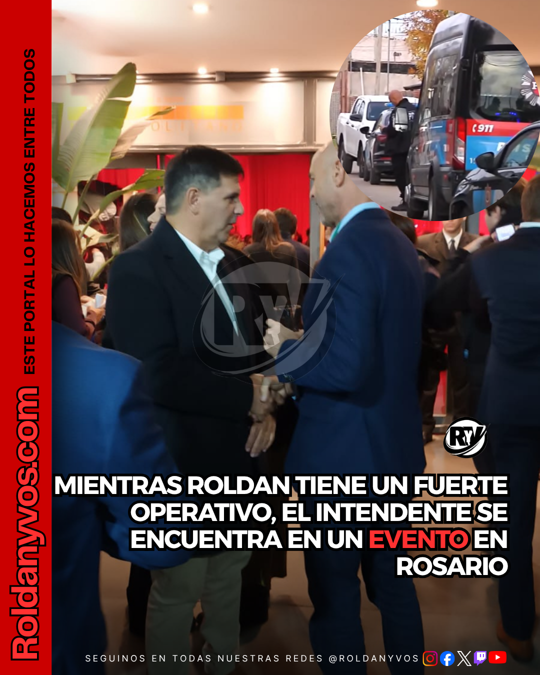 Mientras Escalante está en Rosario, Roldán sigue bajo operativo por la avioneta narco
